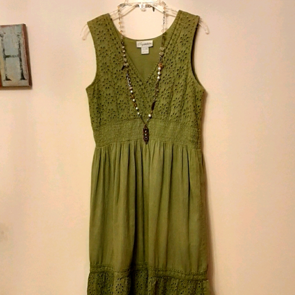 Signature JMB Eyelet Boho Dress